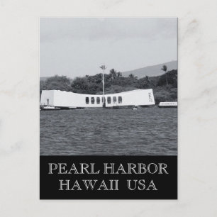 Postal monumento conmemorativo de pearl harbor hawai