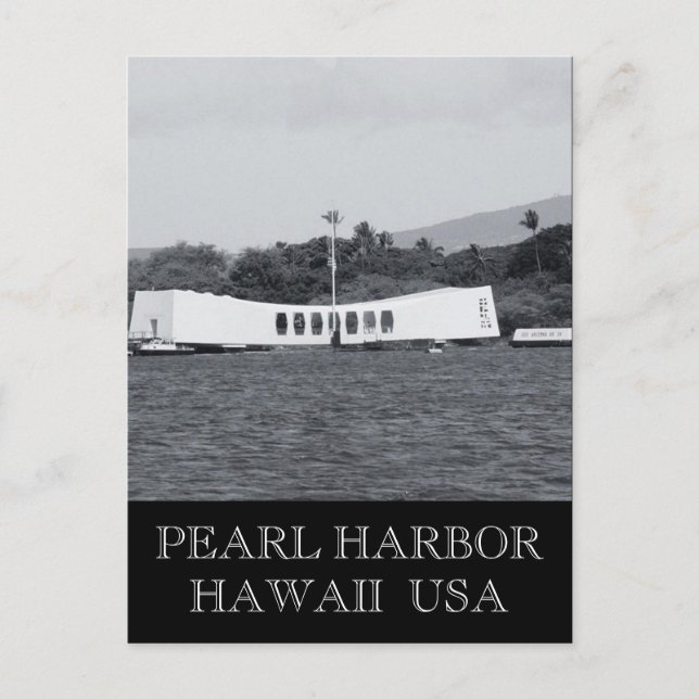 Postal monumento conmemorativo de pearl harbor hawai (Anverso)