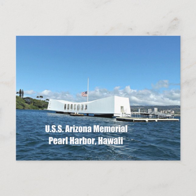 Postal Monumento conmemorativo de U.S.S. Arizona (Anverso)