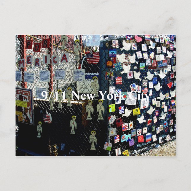 Postal Monumento conmemorativo del 9/11 (Anverso)