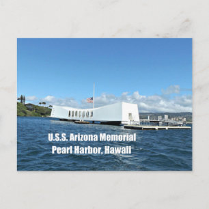 Postal Monumento conmemorativo del U.S.S. Arizona