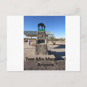 Postal Monumento conmemorativo Tom Mix Arizona