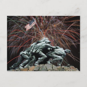 Postal Monumento de la Guerra de los Marines de EE. UU. I
