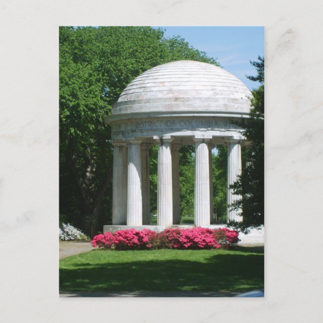 Postal Monumento de la Primera Guerra Mundial (Anverso)