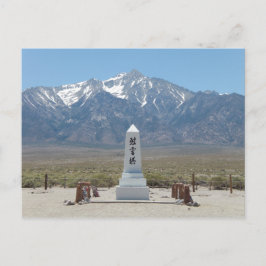 Postal Monumento de Manzanar