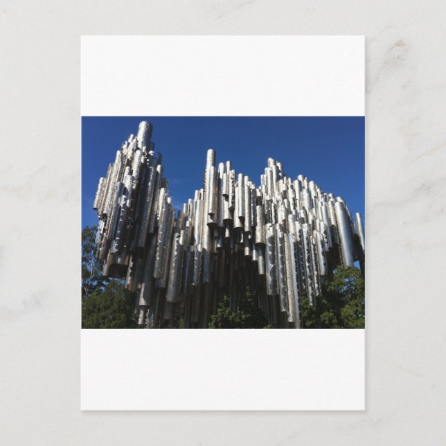 Postal Monumento de Sibelius (Anverso)