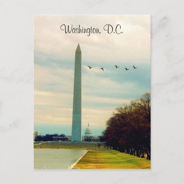 Postal monumento de washington dc (Anverso)