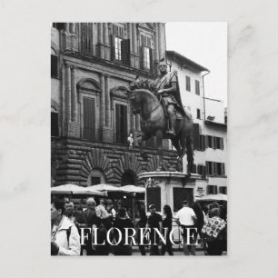 Postal Monumento ecuestre de la Florencia Cosimo + Turist