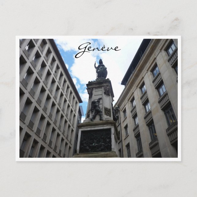 Postal monumento ginebra (Anverso)