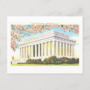 Postal Monumento Lincoln Memorial en Washington, DC,