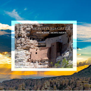 Postal Monumento Nacional al Castillo de Montezuma, Arizo