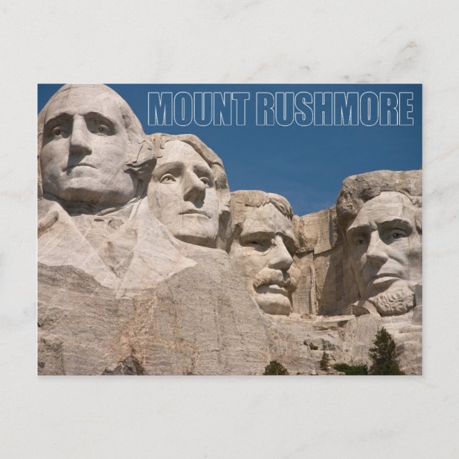 Postal Monumento Nacional al Monte Rushmore Dakota del Su (Anverso)
