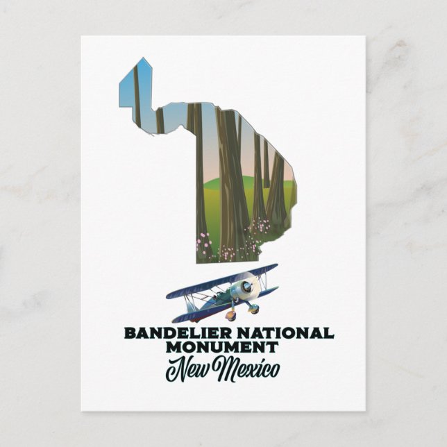 Postal monumento nacional bandelier (Anverso)