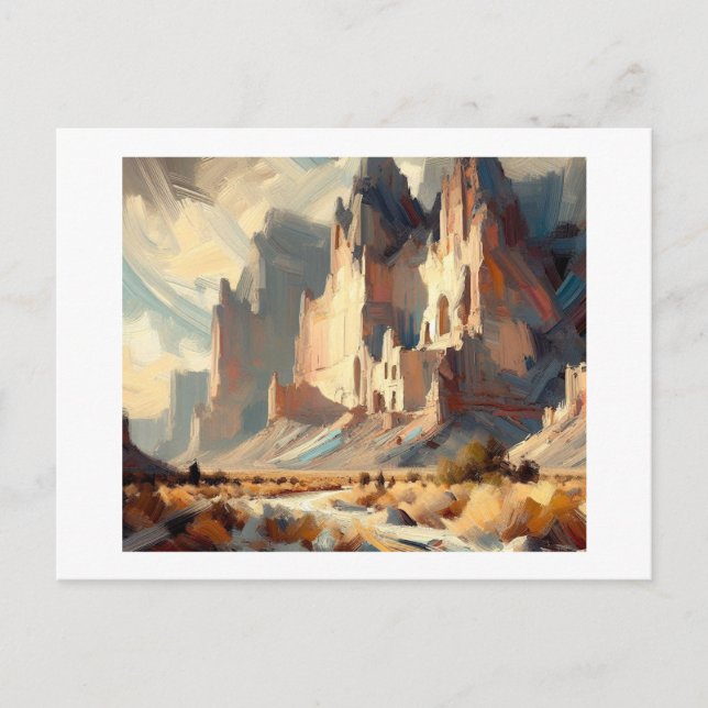 Postal Monumento Nacional Bandelier Nuevo México, (Anverso)