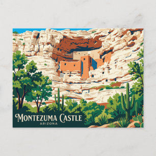 Postal Monumento Nacional Castillo de Montezuma EE. UU.