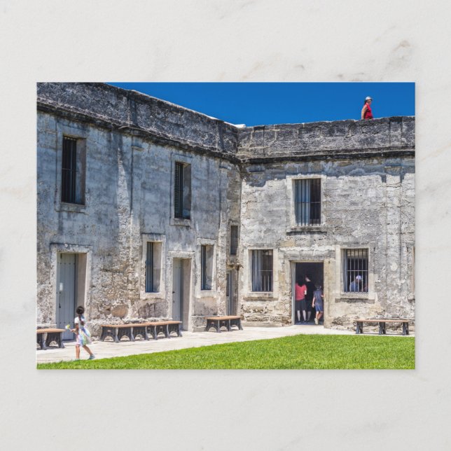 Postal Monumento Nacional Castillo de San Marcos, FL (Anverso)