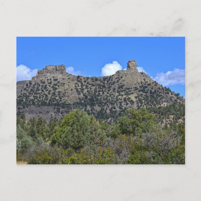 Postal Monumento Nacional Chimney Rock, Colorado (Anverso)