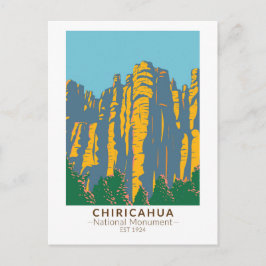 Postal Monumento Nacional Chiricahua Hoodoos Arizona