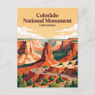 Postal Monumento Nacional Colorado Colorado
