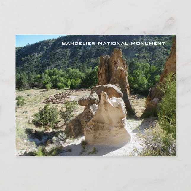 Postal Monumento nacional de Bandelier (Anverso)