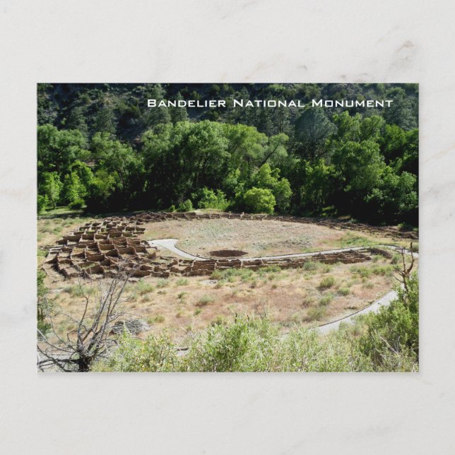 Postal Monumento nacional de Bandelier (Anverso)