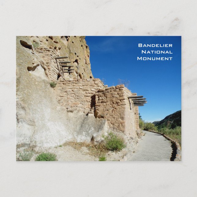 Postal Monumento nacional de Bandelier (Anverso)
