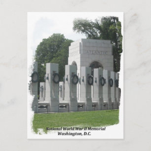 Postal Monumento nacional de la Segunda Guerra Mundial