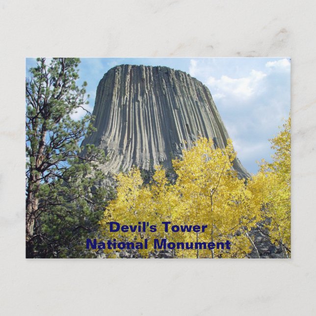 Postal Monumento Nacional de la Torre del Diablo (Anverso)