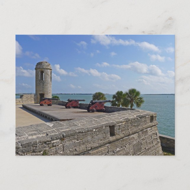 Postal Monumento Nacional del Castillo de San Marcos (Anverso)
