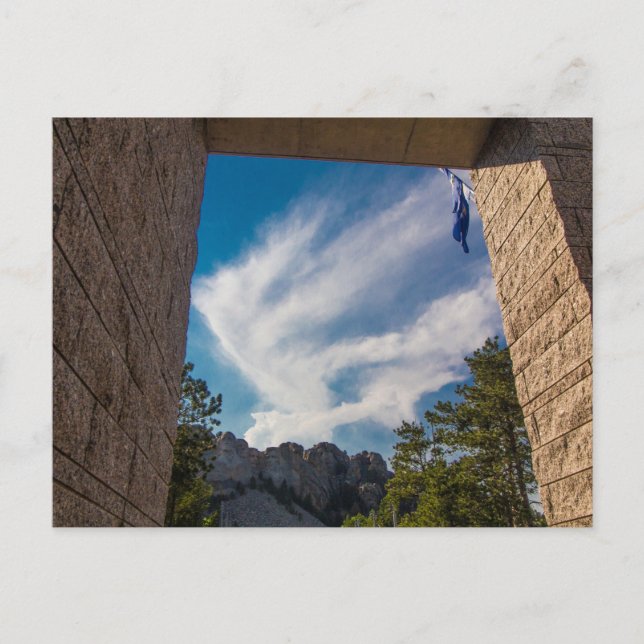 Postal Monumento Nacional del Monte Rushmore, Dakota del  (Anverso)