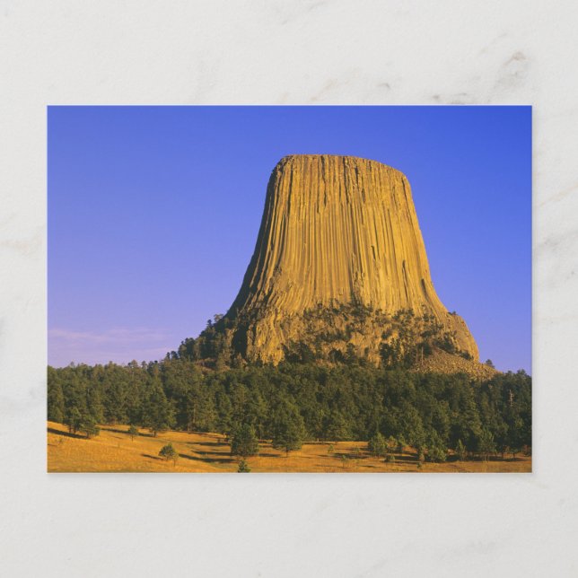Postal Monumento Nacional Devils Tower en Wyoming (Anverso)