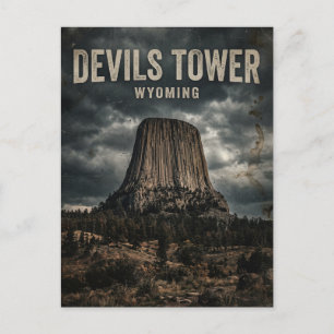 Postal Monumento Nacional Devils Tower Wyoming