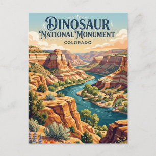 Postal Monumento Nacional Dinosaurio Colorado