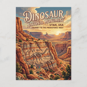 Postal Monumento Nacional Dinosaurio Utah