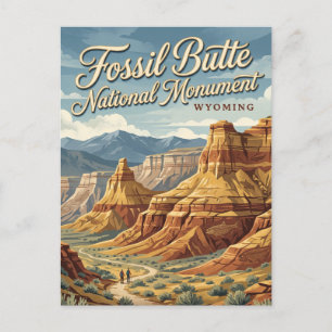 Postal Monumento Nacional Fossil Butte Wyoming