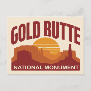 Postal Monumento Nacional Gold Butte Desierto de Nevada