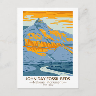 Postal Monumento Nacional John Day Fossil Beds Oregon Pos