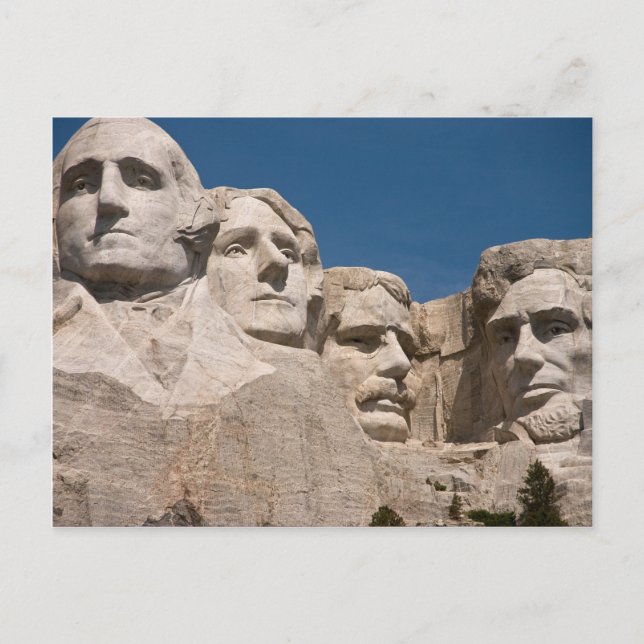 Postal Monumento nacional Montaña Rushmore Postcard SD (Anverso)