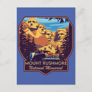 Postal Monumento Nacional Monte Rushmore