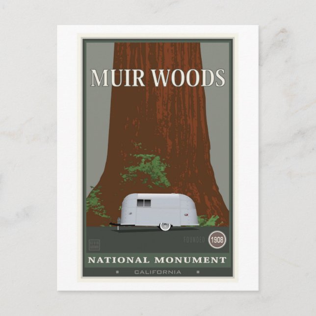Postal Monumento nacional Muir Woods 1 (Anverso)