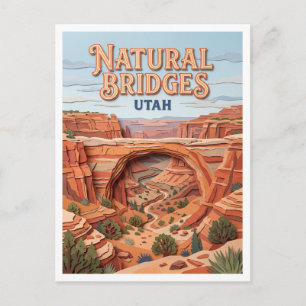 Postal Monumento Nacional Natural Bridges Blanding Utah