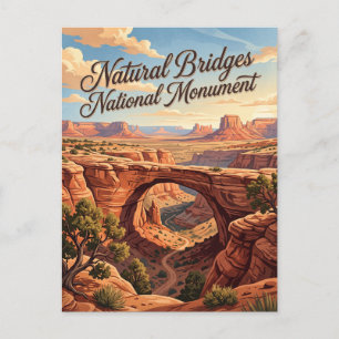 Postal Monumento Nacional Natural Bridges Utah
