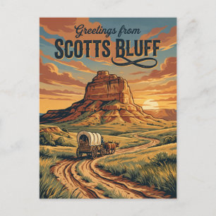 Postal Monumento Nacional Scotts Bluff EE. UU.