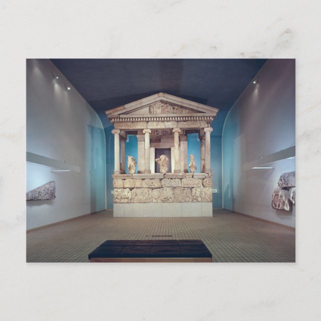 Postal Monumento Nereid, Xanthos, c.390-380 a.C. (Anverso)