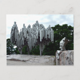 Postal Monumento Sibelius, Helsinki Finlandia