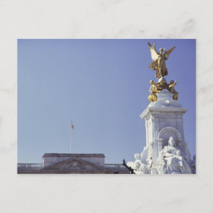 Postal Monumento Victoria y Palacio de Buckingham en