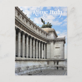 Postal Monumento Vittorio Emanuele en Roma Italia