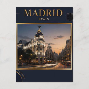 Postal 🏛️ Monumentos de la ciudad de Madrid Viajes Españ