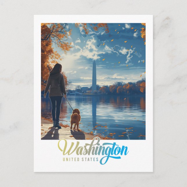 Postal Monumentos e historia: Washington DC (Anverso)