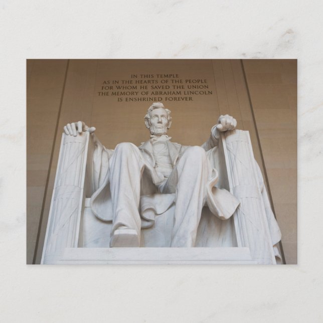 Postal Monumentos | El monumento conmemorativo de Lincoln (Anverso)